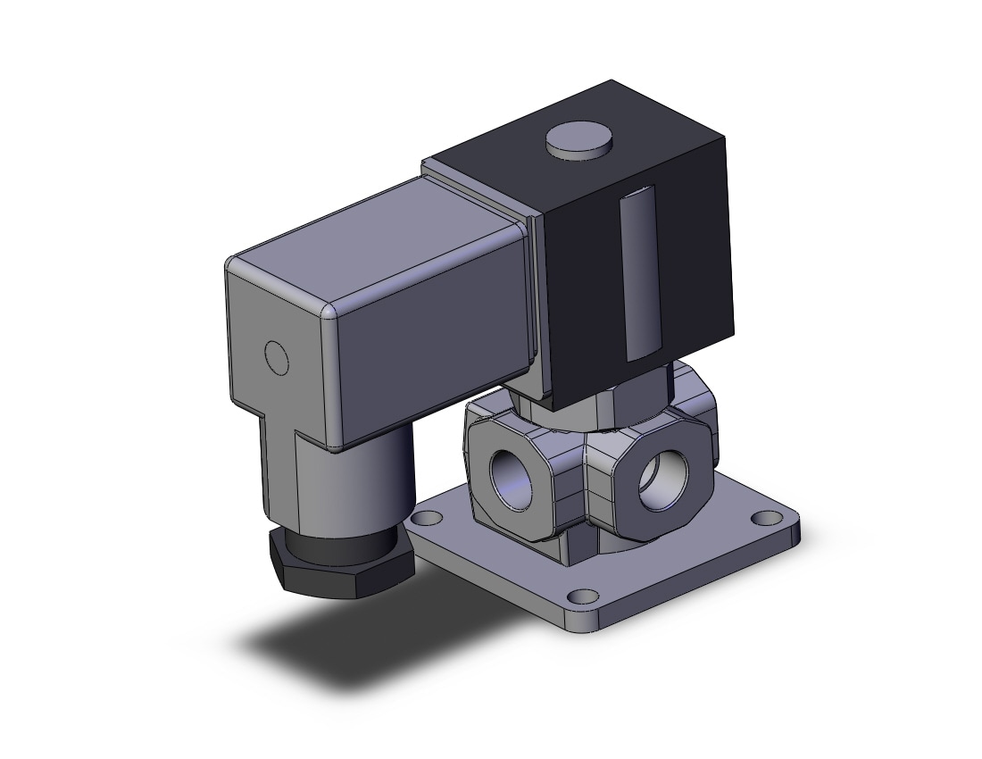 SMC VX3124V-01-5DZ1-B valve, media, VX3 3-WAY MEDIA VALVE