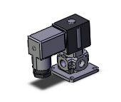 SMC VX3134A-01N-6DS1-B valve, media, VX3 3-WAY MEDIA VALVE