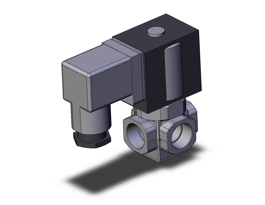 SMC VX3234-03T-3DLR1 vx3 body pt 3/8npt, VX3 3-WAY MEDIA VALVE