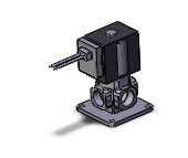 SMC VX3234G-03N-3GR1-B direct op 3 port solenoid valve, com, 3 PORT SOLENOID VALVE
