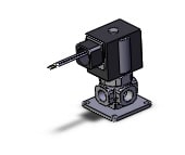 SMC VX3320J-02N-5C1-B vx3 body pt 1/4npt, VX3 3-WAY MEDIA VALVE