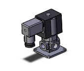 SMC VX3324-02N-5DZ1-B valve, media, VX3 3-WAY MEDIA VALVE