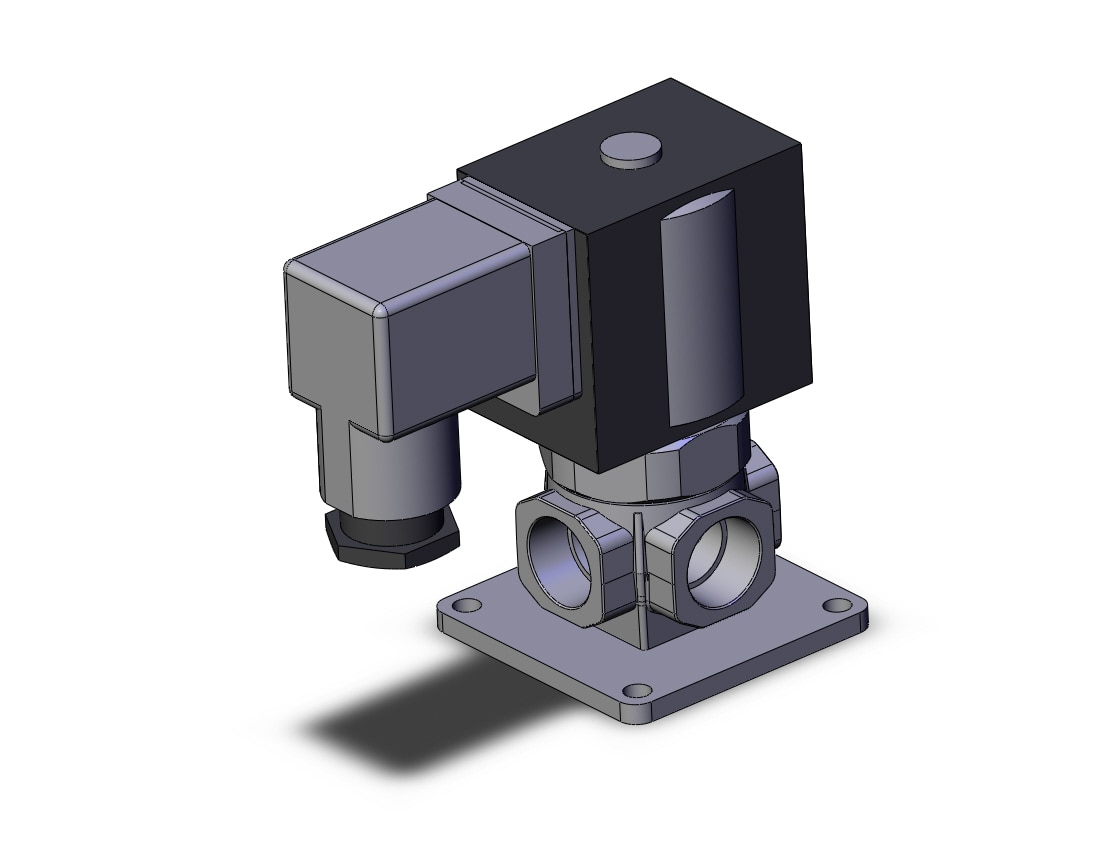 SMC VX3324-03-3DLR1-B vx3 body pt 3/8, VX3 3-WAY MEDIA VALVE