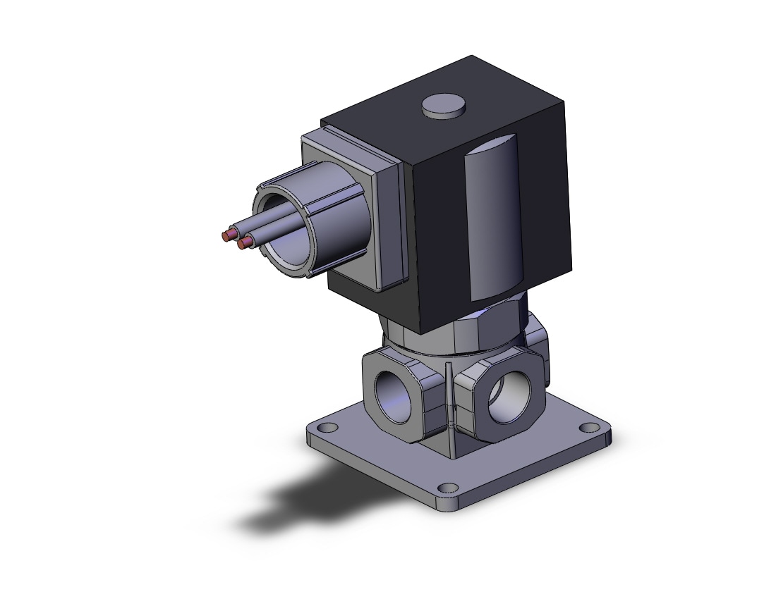 SMC VX3330-02N-JCR1-B valve, media, VX3 3-WAY MEDIA VALVE