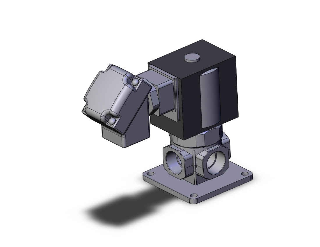 SMC VX3332-03-5T1-B valve, media, VX3 3-WAY MEDIA VALVE