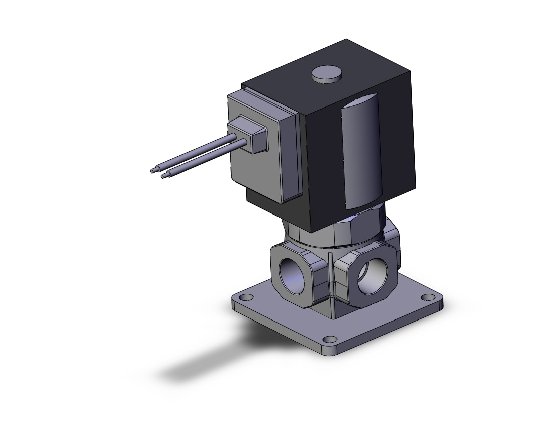 SMC VX3344M-02-1GR1-B vx3 body pt 1/4, VX3 3-WAY MEDIA VALVE