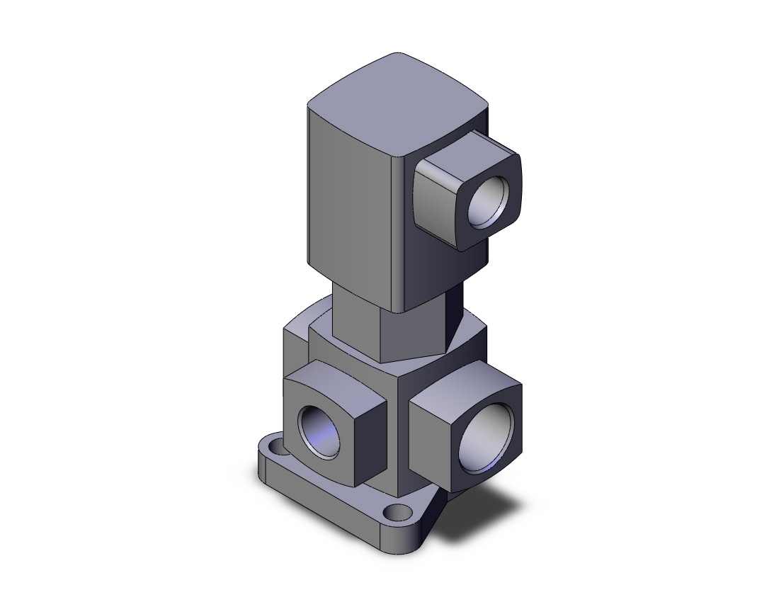 SMC VXA3114-02N-B vx3 body pt 1/4npt, VX3 3-WAY MEDIA VALVE