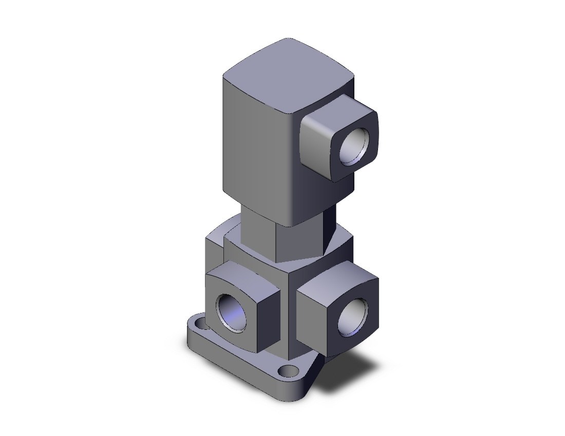 SMC VXA3134H-01N-B valve, sol, VX3 3-WAY MEDIA VALVE