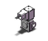 SMC VXD230AWB pilot op 2 port solenoid valve (n.c.), 2 PORT VALVE