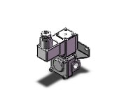 SMC VXD230AZ2CBXB valve, sol, VXD/VXZ 2-WAY MEDIA VALVE