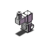 SMC VXD230BJB valve, sol, VXD/VXZ 2-WAY MEDIA VALVE