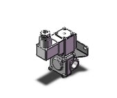 SMC VXD230BZ2CXB valve, media, VXD/VXZ 2-WAY MEDIA VALVE