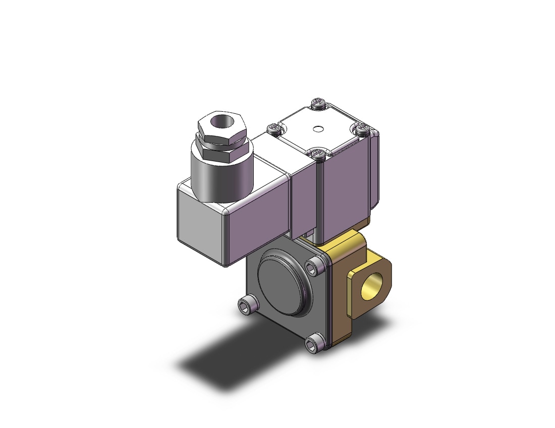 SMC VXD232AGA pilot op 2 port solenoid valve (n.c.), 2 PORT VALVE