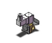 SMC VXD232AJXB valve, sol, VXD/VXZ 2-WAY MEDIA VALVE