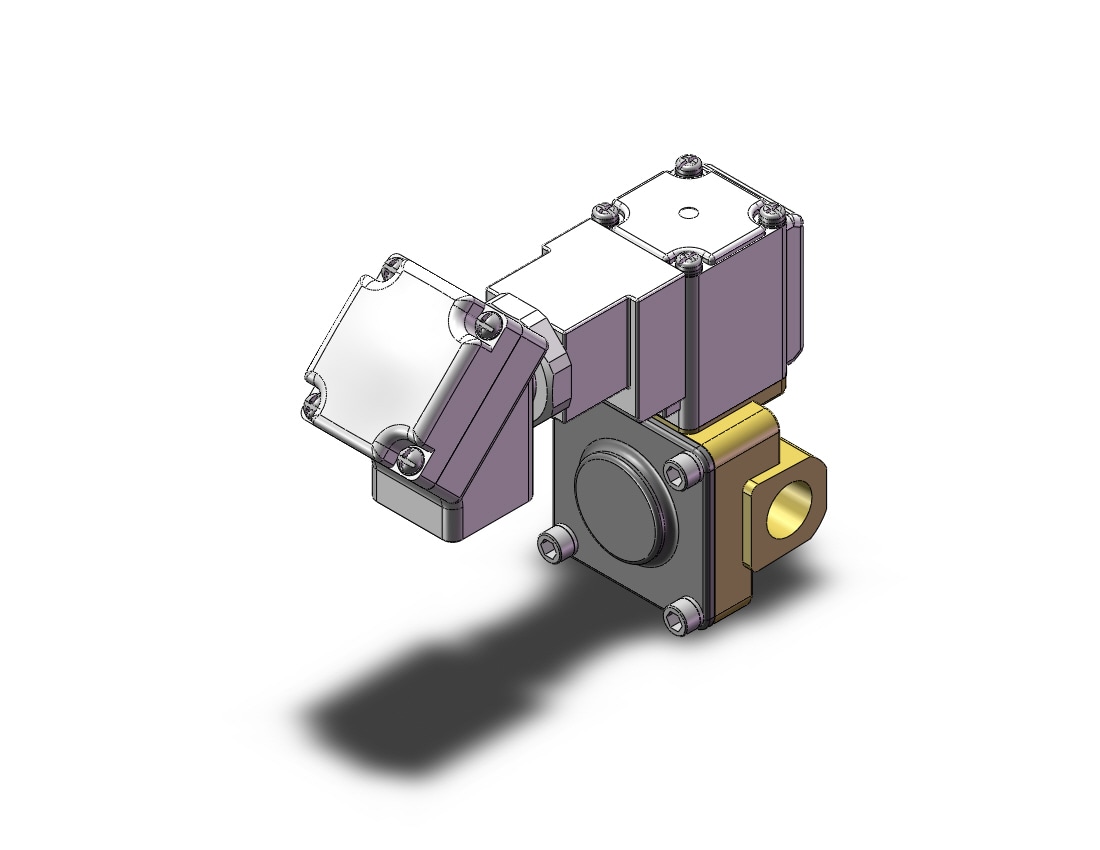 SMC VXD232AZ2N valve, media, VXD/VXZ 2-WAY MEDIA VALVE