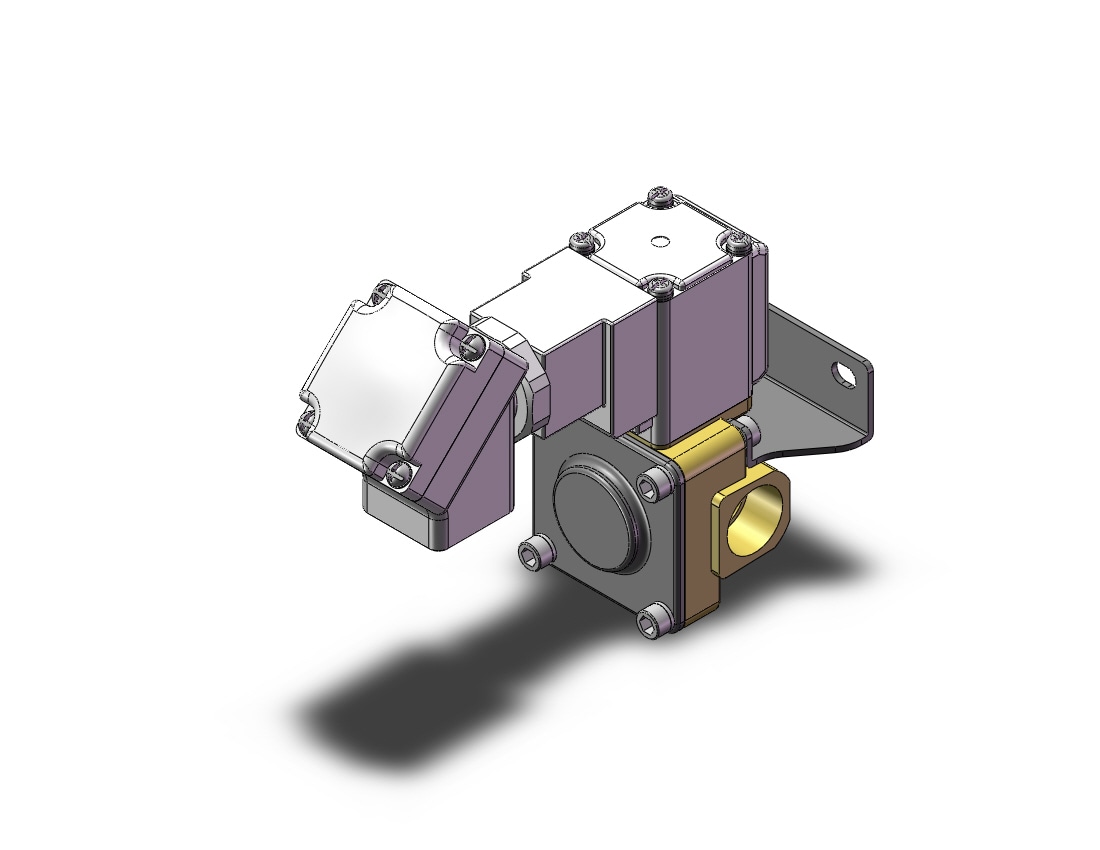 SMC VXD232BPBXB pilot op 2 port solenoid valve (n.c.), 2 PORT VALVE