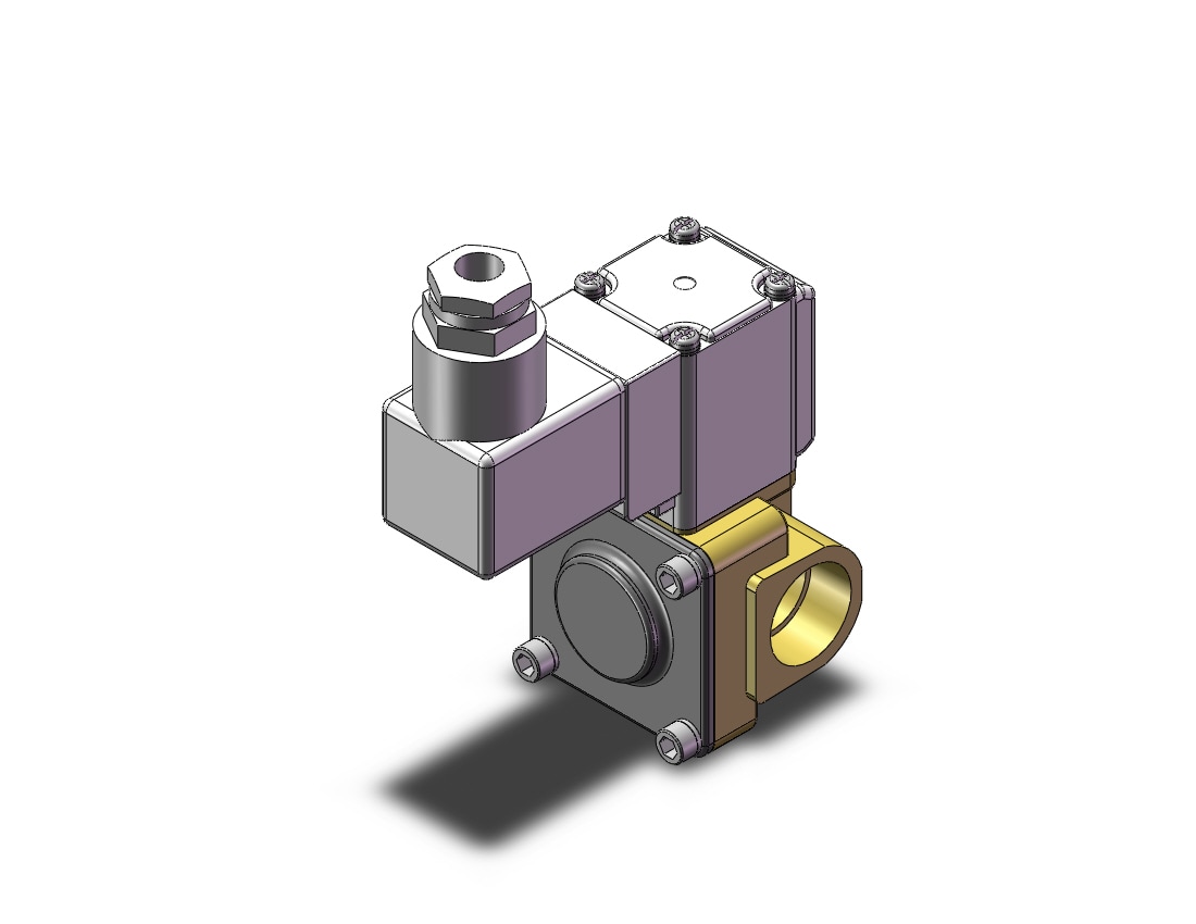 SMC VXD232CZ2C pilot op 2 port solenoid valve (n.c.), 2 PORT VALVE