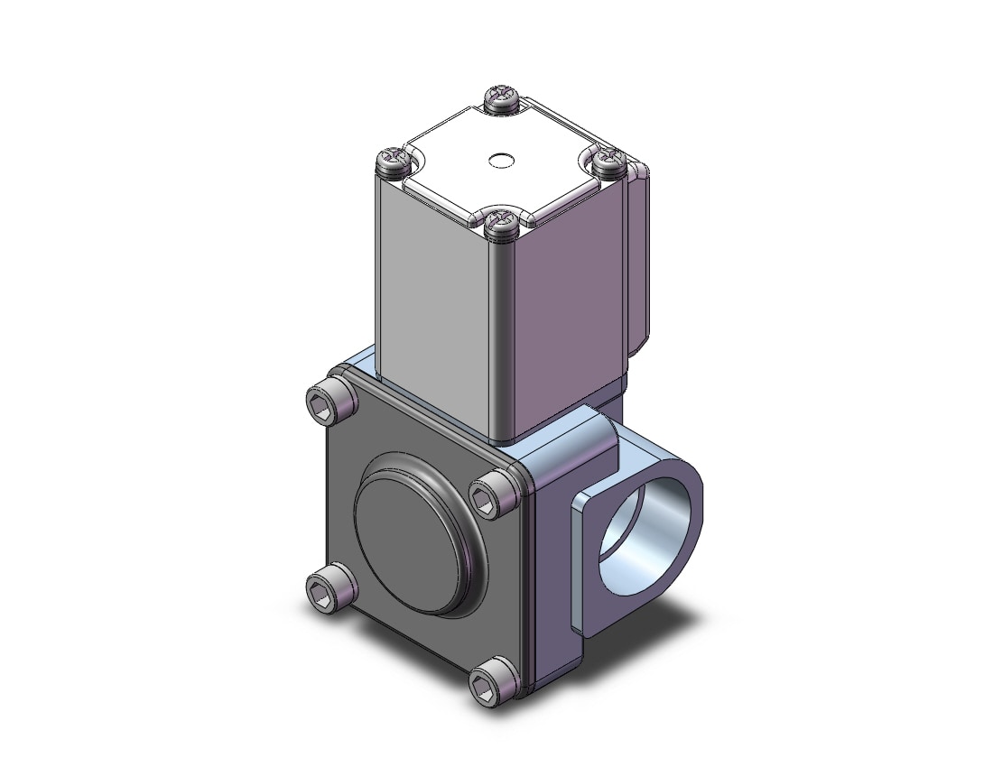 SMC VXD232FZ2A Pilot Op 2 Port Solenoid Valve (n.c.), 2 PORT