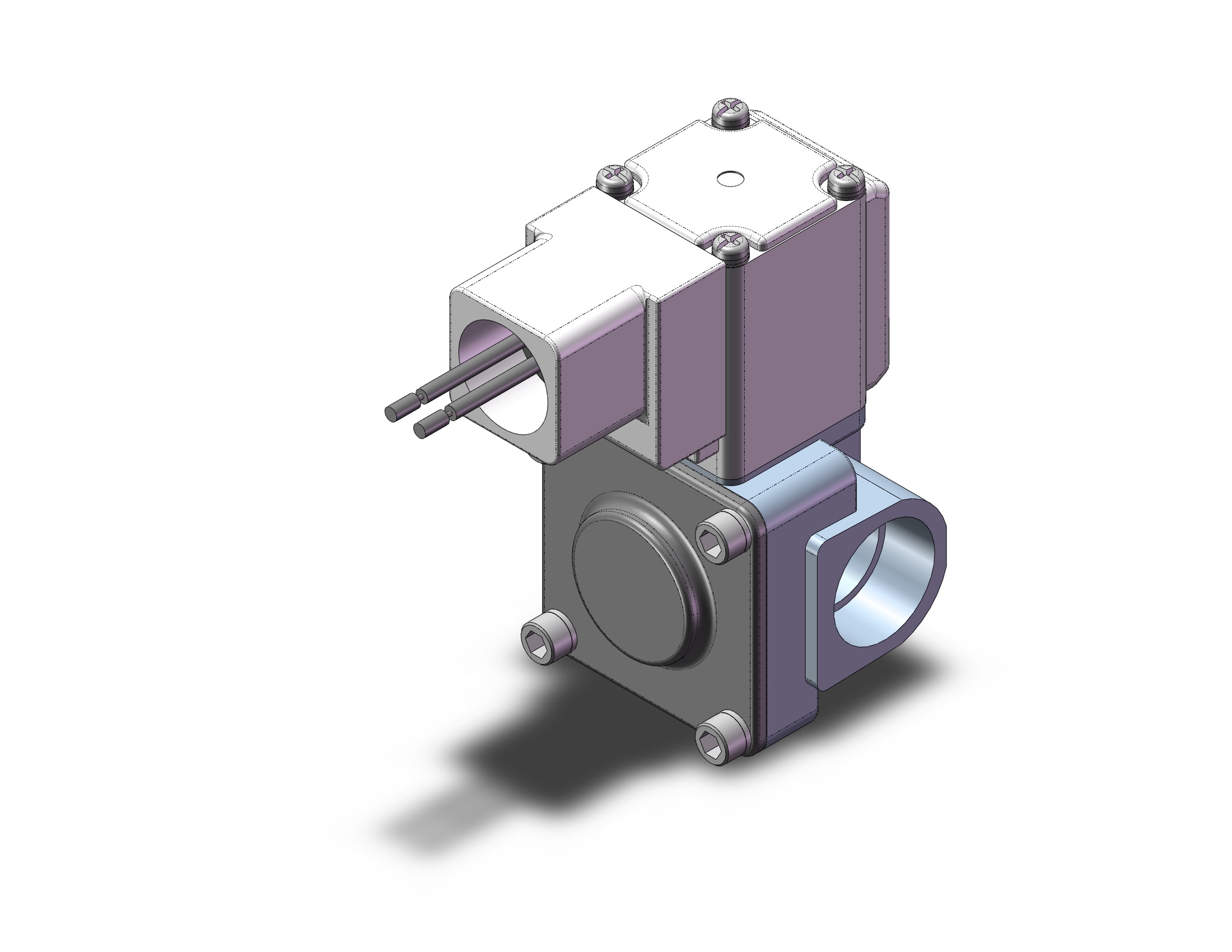 SMC VXD236FZ1YB valve, media, ac24v, VXD/VXZ 2-WAY MEDIA VALVE