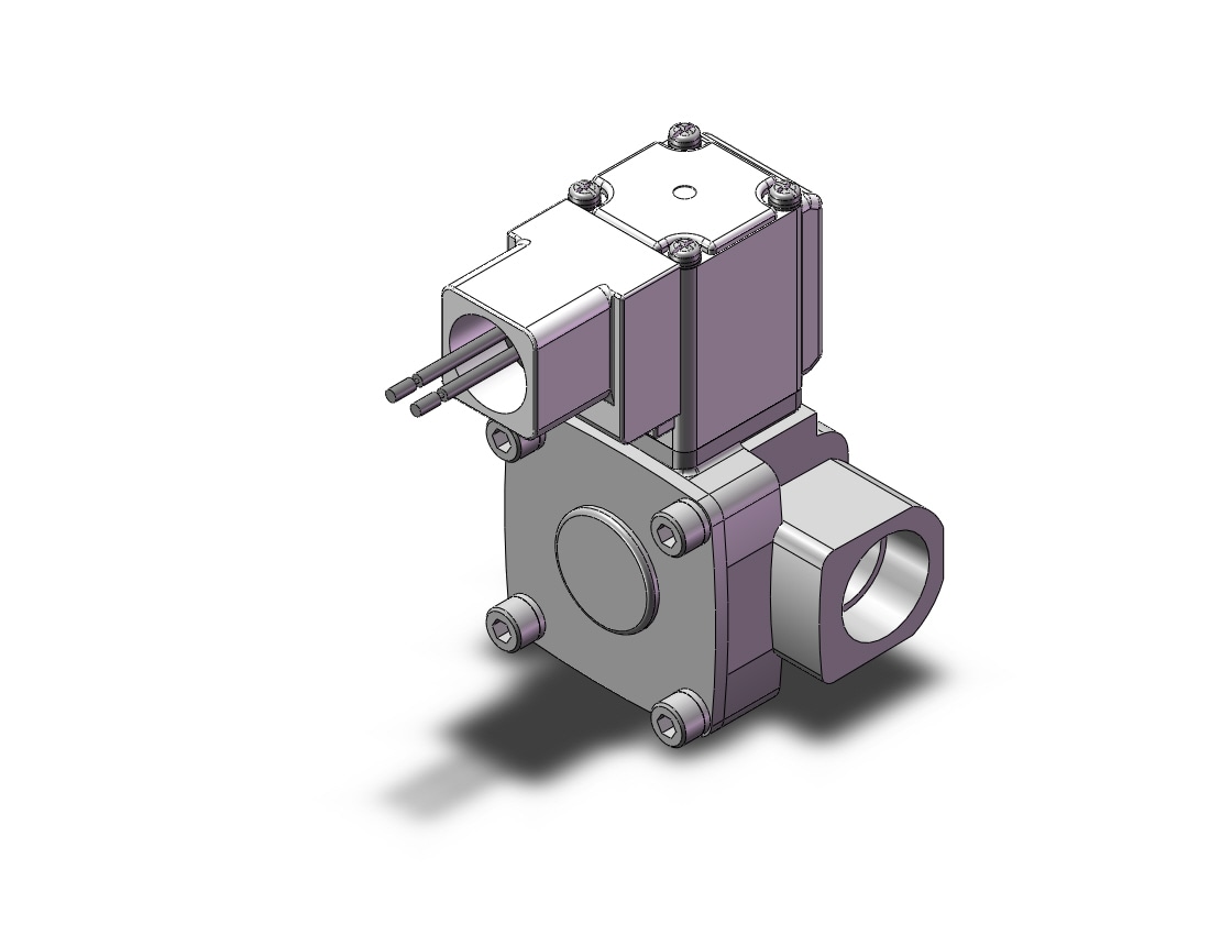 SMC VXD240HSB valve, media (n.o), VXD/VXZ 2-WAY MEDIA VALVE