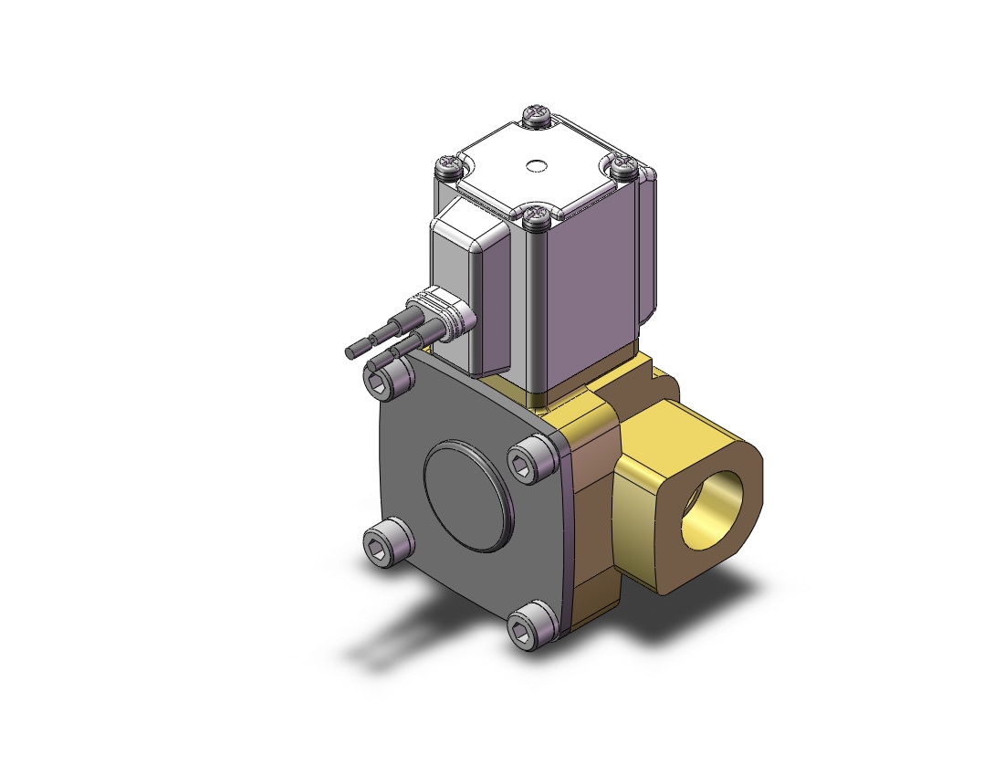 SMC VXD242GCB valve, media, VXD/VXZ 2-WAY MEDIA VALVE