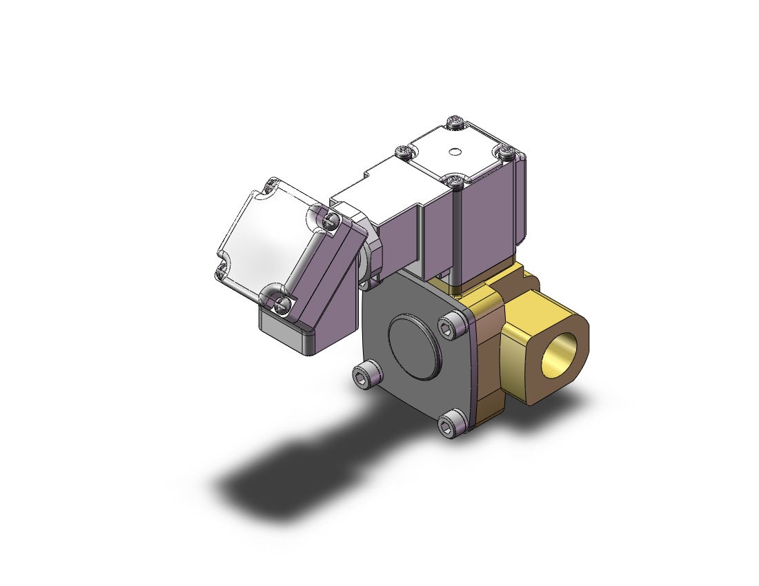 SMC VXD242GP pilot op 2 port solenoid valve (n.c.), 2 PORT VALVE