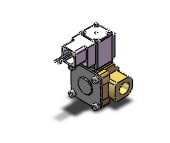 SMC VXD242GSB valve, media, VXD/VXZ 2-WAY MEDIA VALVE