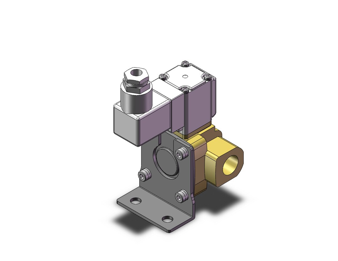 SMC VXD242GZ2CXB Pilot Op 2 Port Solenoid Valve (n.c.), 2 PORT VALVE