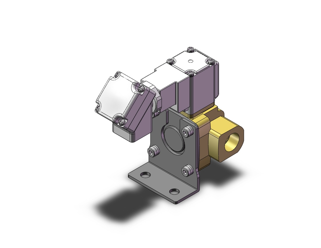 SMC VXD242GZ2KBXB pilot op 2 port solenoid valve (n.c.), 2 PORT VALVE