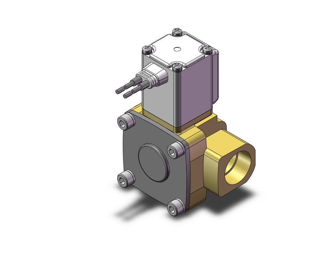 SMC VXD242HAB pilot op 2 port solenoid valve (n.c.), 2 PORT VALVE