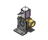 SMC VXD242HZ1DBXB valve, media, VXD/VXZ 2-WAY MEDIA VALVE