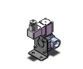 SMC VXD242KGXB valve, media, VXD/VXZ 2-WAY MEDIA VALVE