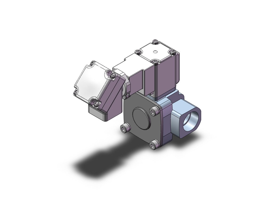 SMC VXD242KPB pilot op 2 port solenoid valve (n.c.), 2 PORT VALVE