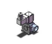 SMC VXD242KZ2AB valve, media, VXD/VXZ 2-WAY MEDIA VALVE