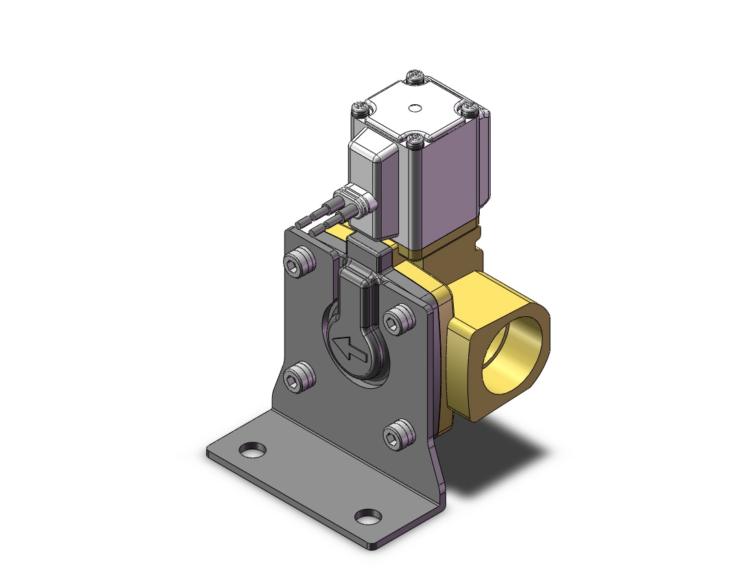 SMC VXD250LFBXB pilot op 2 port solenoid valve (n.c.), 2 PORT VALVE