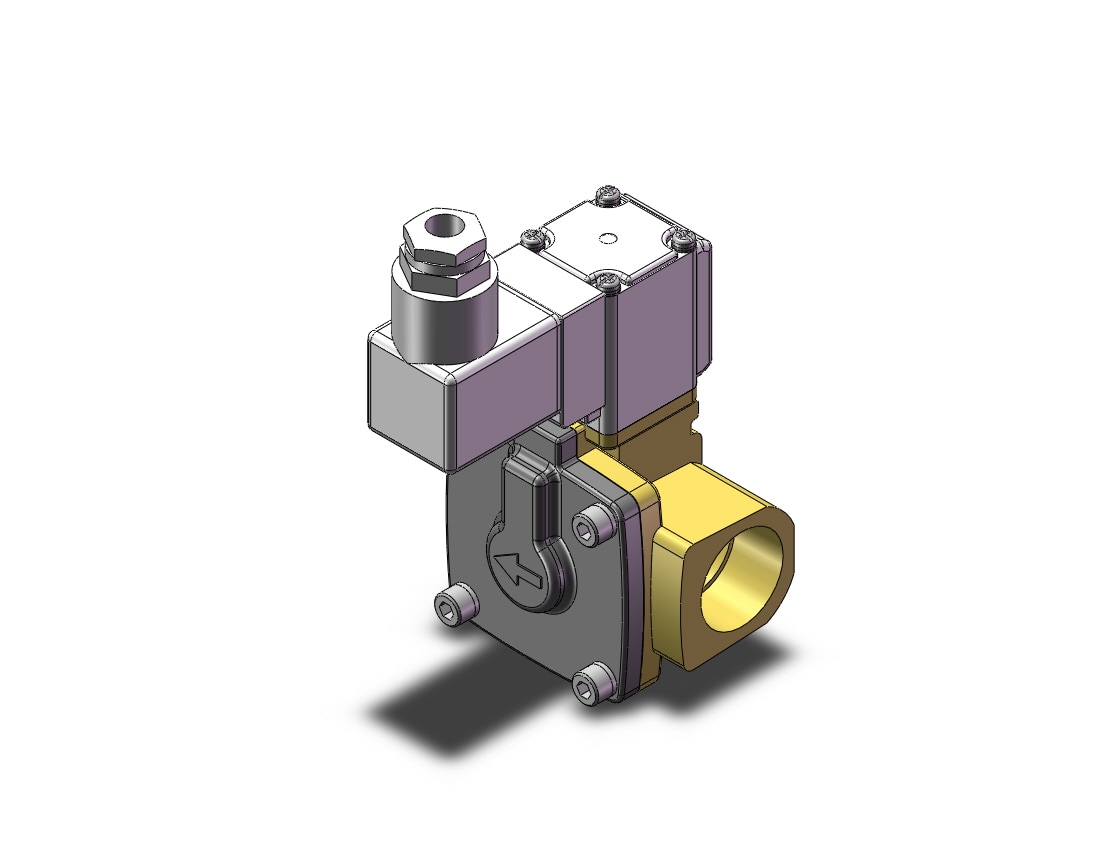 SMC VXD250LH valve, media (n.c), VXD/VXZ 2-WAY MEDIA VALVE