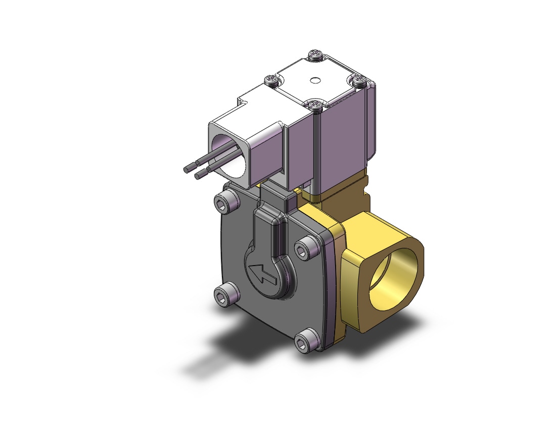 SMC VXD250LSB valve, media, VXD/VXZ 2-WAY MEDIA VALVE