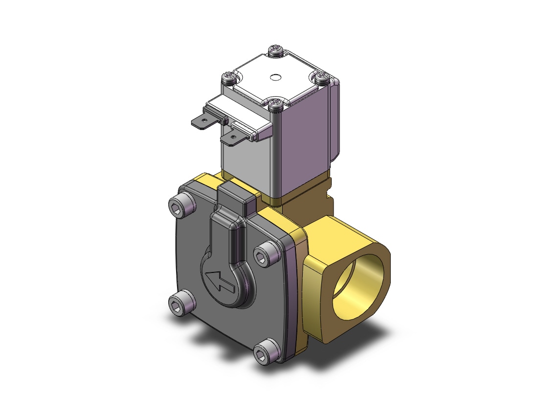 SMC VXD250LYB pilot op 2 port solenoid valve (n.c.), 2 PORT VALVE