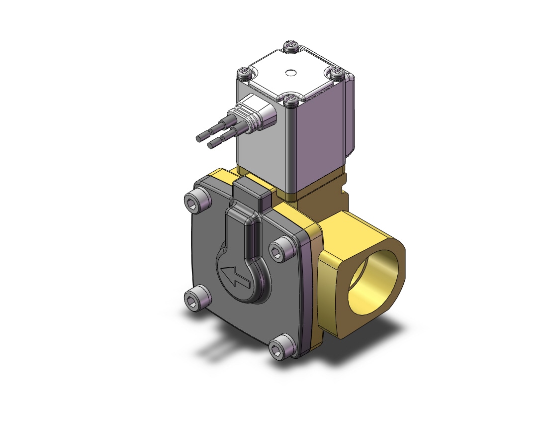 SMC VXD250LZ1D valve, media, VXD/VXZ 2-WAY MEDIA VALVE