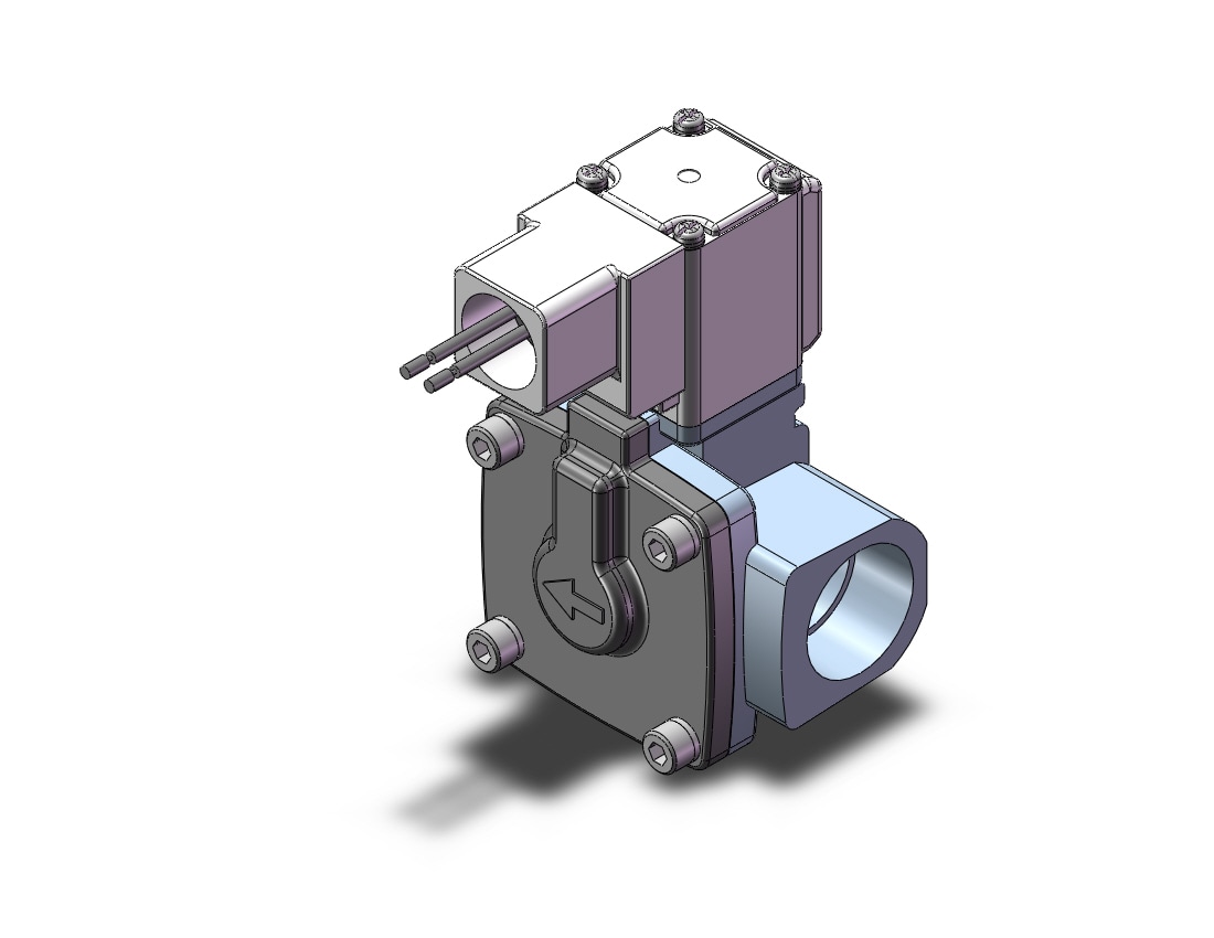 SMC VXD250MSB valve, media, VXD/VXZ 2-WAY MEDIA VALVE