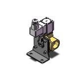 SMC VXD252LGBXB valve, media, VXD/VXZ 2-WAY MEDIA VALVE