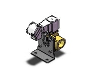 SMC VXD252LMBXB valve, media, VXD/VXZ 2-WAY MEDIA VALVE