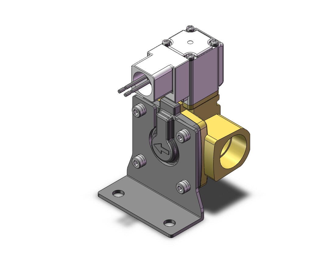 SMC VXD252LSBXB Pilot Op 2 Port Solenoid Valve (n.c.), 2 PORT VALVE