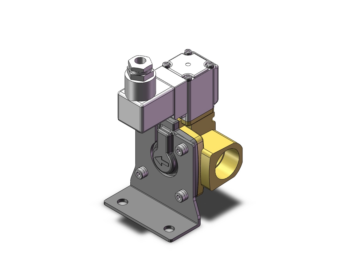 SMC VXD252LZ2BXB pilot op 2 port solenoid valve (n.c.), 2 PORT VALVE