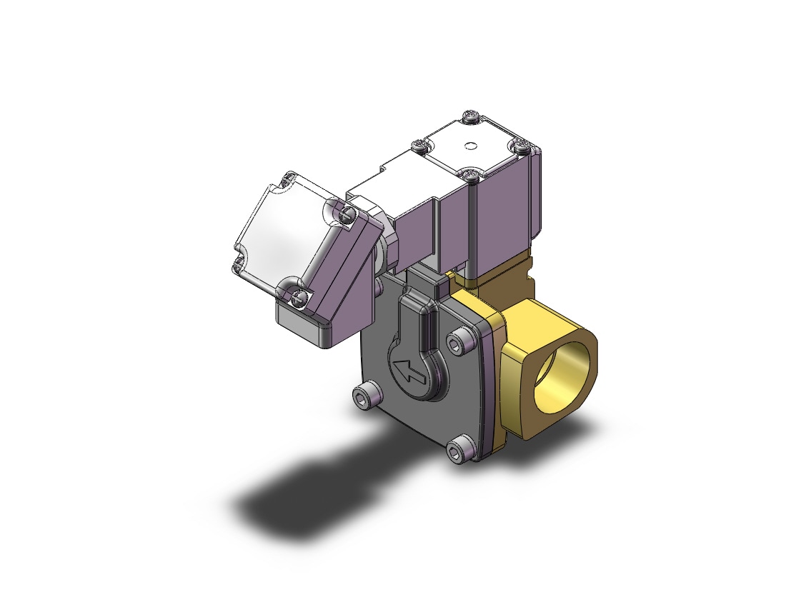 SMC VXD252LZ2L pilot op 2 port solenoid valve (n.c.), 2 PORT VALVE