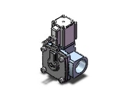 SMC VXD252MC valve, media, VXD/VXZ 2-WAY MEDIA VALVE