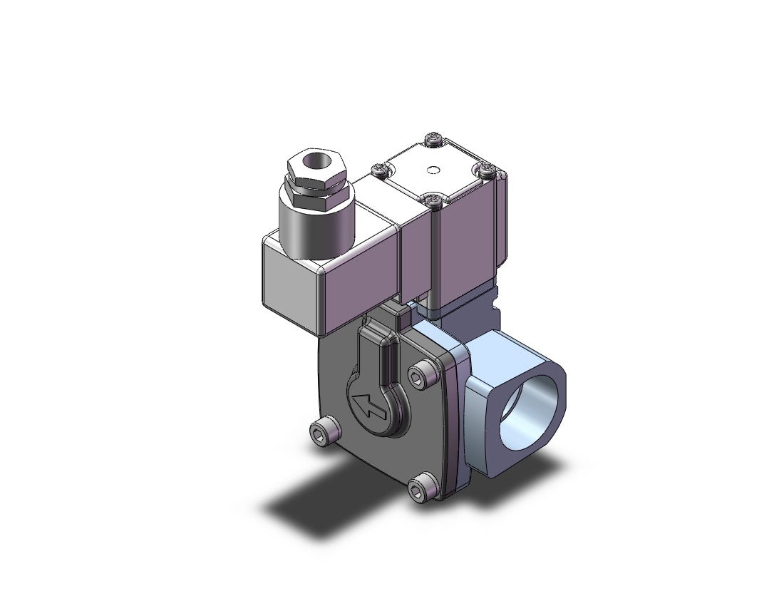 SMC VXD252MJ pilot op 2 port solenoid valve (n.c.), 2 PORT VALVE