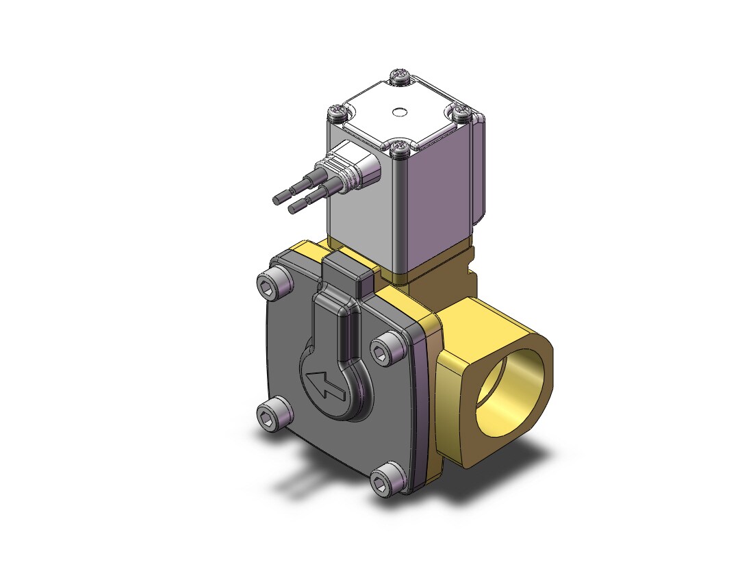 SMC VXD253LAB Pilot Op 2 Port Solenoid Valve (n.c.), 2 PORT VALVE