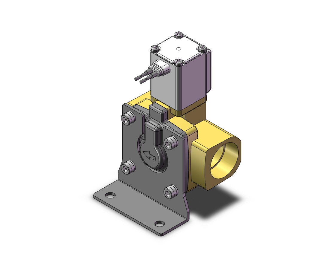 SMC VXD260NABXB pilot op 2 port solenoid valve (n.c.), 2 PORT VALVE