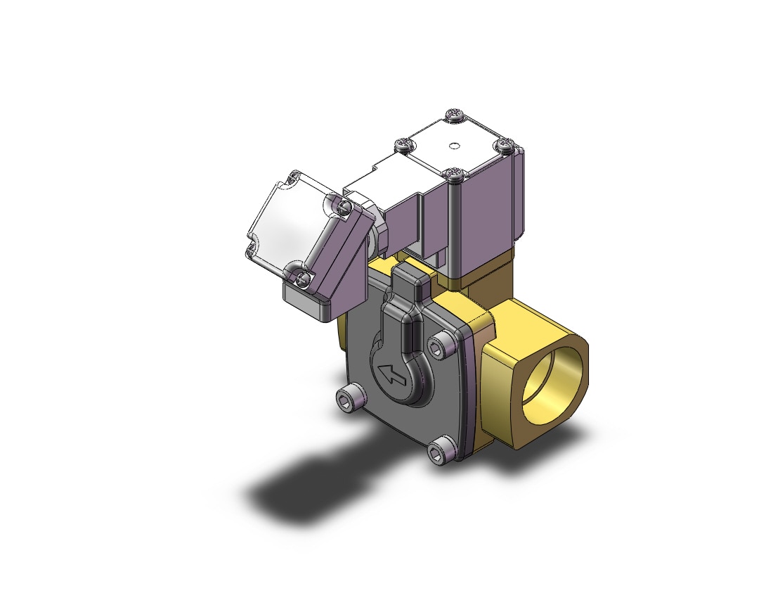 SMC VXD260NPB valve, media, VXD/VXZ 2-WAY MEDIA VALVE